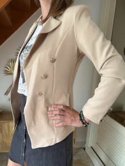 Blazer Maésia Beige