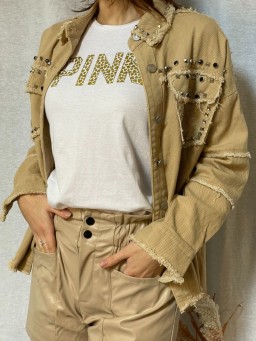 Veste Chemise Audrey Beige