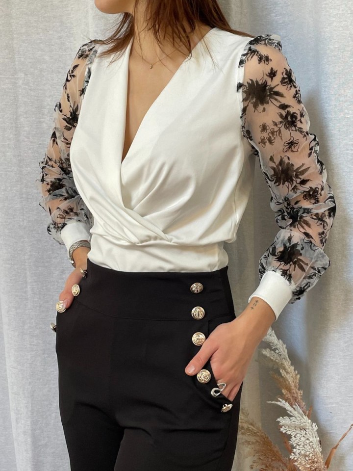 Blouse Floriane Blanche