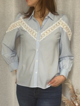 Chemise Hayley Bleu