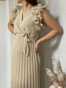 Robe Liza Beige