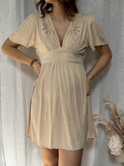 Robe Suzanne Beige