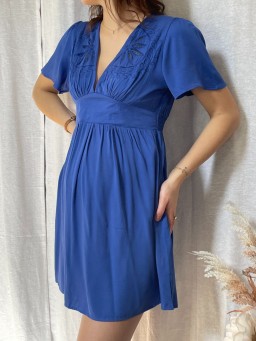 Robe Suzanne Bleu Roi