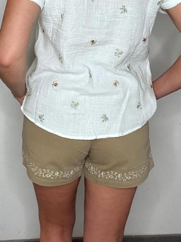 Short Camy Beige